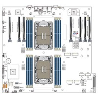 Serveur Tour SYS-741GE-TNRT, Double Socket Xeon 4e/5e Génération LGA4677, 16 Emplacements DDR5 DIMM, Montage en Rack 4U, Station de Travail GPU, Calcul IA