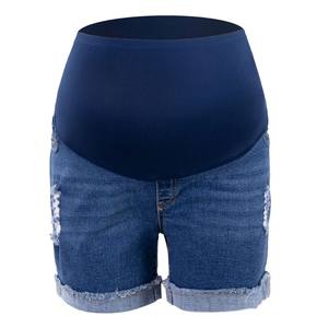 Short de maternité d'été respirant avec soutien abdominal Pantalon court <span class=keywords><strong>taille</strong></span> haute pour femmes enceintes - Product Image 4