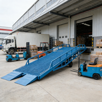 Rampe de quai mobile, élévateur mobile, rampe de déchargement de conteneurs, convoyeur de déchargement de conteneurs, rampe de chantier, rampes de déchargement de camions, rampes de chargement de camions