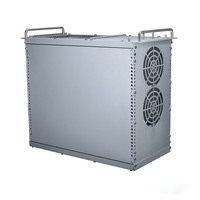 Boîtier de contrôle rackable 6U en aluminium certifié ISO9001 pour fabrication de tôlerie, avec poignée standard, IP54, argenté