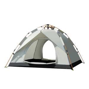 Tente <span class=keywords><strong>de</strong></span> camping extérieure à installation rapide, sans assemblage nécessaire, pour 3-4 personnes, design pliable portable, protection contre <span class=keywords><strong>le</strong></span> soleil et <span class=keywords><strong>la</strong></span> pluie - Product Image 4