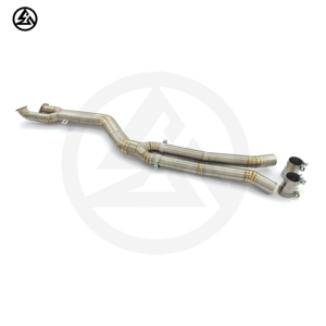 Tubo Intermedio Único de <span class=keywords><strong>Titanio</strong></span> de Alta Calidad CSZ de 101 mm para BMW M3 G80 M4 G82 M2 G87 S58 3.0T, Tubo Intermedio Recto para Escape de Carreras - Product Image 2