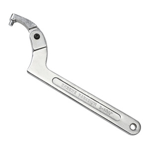 Llave de Media Luna Ajustable de Doble Extremo, Métrica, Grado Industrial, Acero al Cromo Vanadio, Tipo Gancho, Universal, Multifuncional - Product Image 2