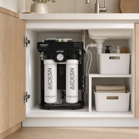 Système de purification d'eau par osmose inverse Premium RO600GPD, unité de filtration sans réservoir haute capacité pour une consommation directe