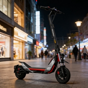 ZT3 Pro 2026 Nuevo Scooter Plegable, Carga de 120 kg, Frenos de Disco Delanteros/Traseros, Alta Velocidad, Motor de 10 AH y 650 W, Autonomía de 51 km, Resistente al Agua IPX5, para Adultos, ZT3 Pr - Product Image 4