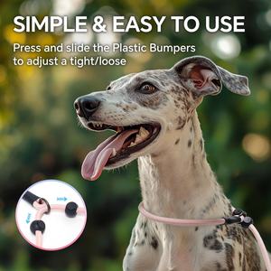 QQPETS guinzaglio per cani Anti-groviglio regolabile a 360 ° da allenamento con guinzaglio a mani libere da allenamento da 4-7 ft - Product Image 3