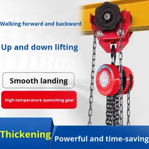 Troli tarik tangan <span class=keywords><strong>i</strong></span>-<span class=keywords><strong>beam</strong></span> stabil kapasitas bantalan muatan tinggi digunakan untuk pengangkat industri - Product Image 2