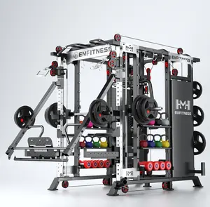 Máquina de fitness, equipo de gimnasio múltiple, máquina Smith, Gimnasio Profesional, utiliza ejercicios de tonificación muscular moldeadores