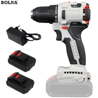Perceuse électrique rechargeable haute puissance 21V pour la maison, kit d'outils portables à percussion au lithium