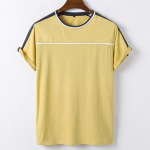 เสื้อยืดลำลองผู้ชายดีไซน์ใหม่สำหรับฤดูร้อน ผ้าฝ้าย 100% ระบายอากาศได้ดี แห้งเร็ว คุณภาพสูง ขายส่ง 220 กรัม บริการ OEM - Product Image 1