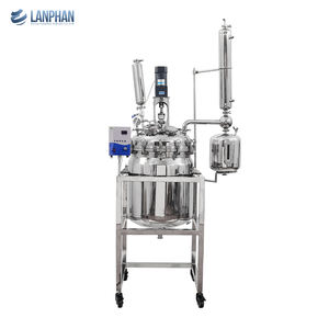 실험실 화학 이중 자켓 10L 20L 50L 100L 150L 200L 300L 316L 등급 스테인리스 스틸 반응기 - Product Image 1