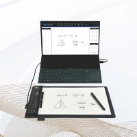 Vorlesungs-Pad für Online-Unterricht - ZOOM Bildschirmfreigabe Echtzeit-Handschrift HD-Videoaufnahme Loseblatt-System USB-C Plug-and-Play 15-Zoll