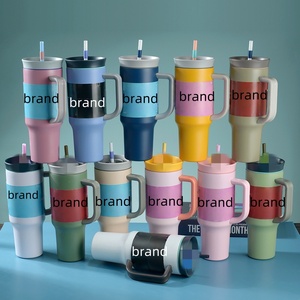Tasse de voyage en acier inoxydable avec poignée de 40oz personnalisée Tumbler Isolato Vaso Aislado Gobelet <span class=keywords><strong>Isotherme</strong></span> Vacuum Cap Owa Back School - Product Image 1