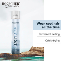 Spray per Capelli Secchi Organico BOSECHER OEM ODM, Spray Styling con Olio di Argan Senza Alcool, Tenuta Forte e Protezione dal Calore per Capelli Ricci
