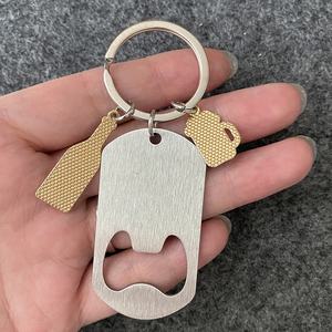 Ouvre-bouteille homme impression UV en acier inoxydable et <span class=keywords><strong>porte</strong></span>-clés de bouteille de bière <span class=keywords><strong>porte</strong></span>-clés de cadeau de fête des pères - Product Image 3