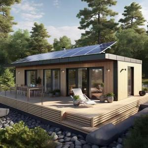 Kit de Casa de Villa de estilo moderno barato modular de lujo prefabricado calibre de casa pequeña casa de hotel de madera Villa para cabaña de <span class=keywords><strong>vacaciones</strong></span> - Product Image 5