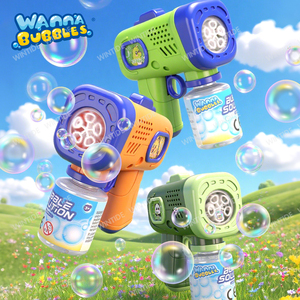 Muốn Bong Bóng Bán Buôn Unisex Ngoài Trời Đảng Bong Bóng Blaster Đồ Chơi Tự Động Súng Bong Bóng Với Ánh Sáng Vui Vẻ Bong Bóng Blower Đồ Chơi - Product Image 3