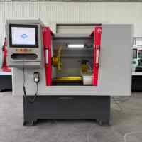 Máquina de Corte de Llantas Gookii con Sistema de Torno CNC para Reparación de Ruedas