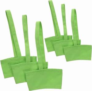 Support de tasse en tissu de coton personnalisé, porte-gobelet en toile, pochette de transport pour bouteille et tasse avec votre propre logo – Meilleure vente à prix abordable - Product Image 1