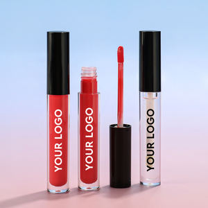 Grande Volume lucidalabbra Private Label con coperchio nero vegano impermeabile OEM lucidalabbra vuoto tubi - Product Image 1