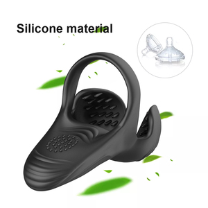 <span class=keywords><strong>Anillo</strong></span> Vibrador Eléctrico Recargable de Silicona para Masturbación Masculina, <span class=keywords><strong>Anillo</strong></span> de Retraso para Hombres, Dispositivo de Bienestar Íntimo - Product Image 5