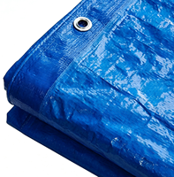 Bâche en PE robuste, imperméable et résistante aux UV, toile de protection industrielle pour camions et travaux de construction, vente en gros directe usine