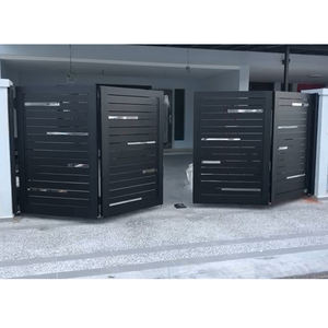 Vallas Metálicas Decorativas Personalizadas con Corte Láser, Vallas de Jardín Perforadas de Aluminio, Enrejado, Puertas Plegables - Product Image 6