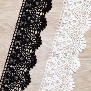 โรงงานขายส่งลูกไม้ปักโพลีเอสเตอร์เคมี ขนาด 10 ซม. หลายสี สำหรับตกแต่งเสื้อผ้า - Product Image 5