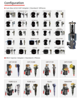Máquina de Prueba de Inyectores Common Rail Multifuncional CR1016 con Codificación QR, Probador de Inyectores Original BOTEN