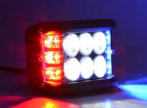 Tirador lateral de 4 '36W, cubos LED todoterreno, vainas de luz de trabajo, azul, rojo, ámbar, doble Sider, intermitente estroboscópico, lámpara antiniebla de conducción para UTV RZR - Product Image 4