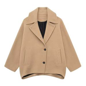 <span class=keywords><strong>Manteau</strong></span> vintage de rue, nouvelle collection automne-hiver 2026, mode décontractée, col châle, manches régulières, poncho pour femmes - Product Image 6