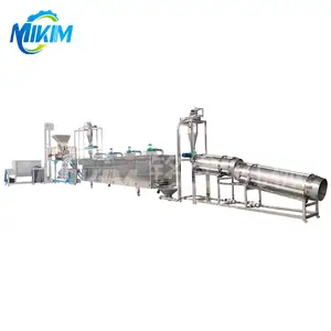 1 Ton Continuous Extrusion Floating Fish Feed Pellet Making Plant Automatic Fish Shrimp Pet Food Machine