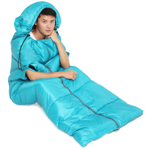 Le plus récent adulte portable pratique confort hiver capuche sac de couchage étanche pour le camping - Product Image 5