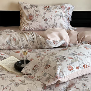 Multifunctional Quilt Duvet Long Staple Cotton Digital Printing Set king Size Luxury <strong>Bedsheets</strong> Bedding Sets - Product Image 2