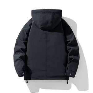 Veste pour homme de haute qualité avec logo personnalisé, surdimensionnée, veste d'hiver pour homme à la mode, résistante au froid et chaude, veste en duvet pour homme - Product Image 2