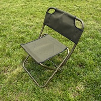 Chaise de pêche portable ultralégère personnalisée en acier inoxydable, durable, en tissu Oxford 600D, pour camping, plage, parc, entrepôt