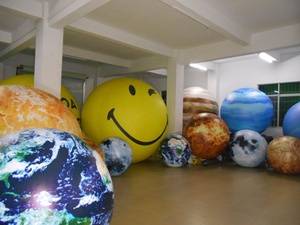 Globo Terrestre Gonfiabile, Palla Planetaria con Illuminazione LED, Pallone Gonfiabile per Decorazioni, <span class=keywords><strong>Pianeta</strong></span> Spaziale <span class=keywords><strong>Luna</strong></span> Personalizzabile - Product Image 6