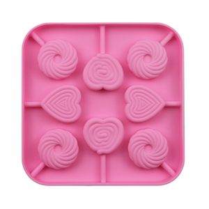 Yongli nouveau best-seller bricolage 8 liens amour cercle <span class=keywords><strong>sucette</strong></span> Silicone <span class=keywords><strong>moule</strong></span> <span class=keywords><strong>sans</strong></span> bâton bricolage cuisson Cycle <span class=keywords><strong>gâteau</strong></span> <span class=keywords><strong>moule</strong></span> - Product Image 3