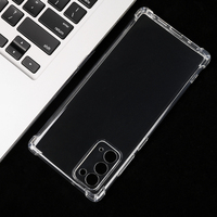 Coque de téléphone transparente en TPU pour Samsung Galaxy S26 S25 FE S24 Ultra S23 S22 S21 FE S20 S10 S26 Ultra, coque arrière transparente antichoc