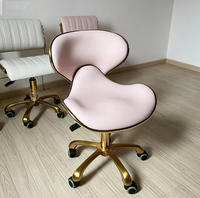 Fauteuil de luxe moderne en cuir PU réglable pour salon de manucure, spa des pieds, salon de beauté, tabouret de barbier, bureau
