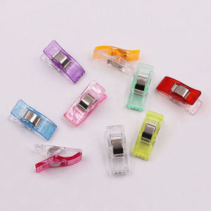 Clips de serrage de reliure d'outils d'artisanat colorés polyvalents de vente chaude pour <span class=keywords><strong>pince</strong></span> <span class=keywords><strong>à</strong></span> <span class=keywords><strong>coudre</strong></span> en plastique au Crochet - Product Image 3
