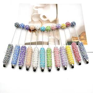 New Arrival Plastic Full Cover Rhinestone Bling Eco-Friendly <b>Stylus</b> Wholesale for Decorative Pens Creative <b>Touch</b> <b>Screen</b> - Product Image 2