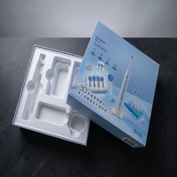 Boîte d'emballage pour brosse à dents en carton recyclé, impression personnalisée, boîte cadeau écologique rigide pour brosse à dents électrique domestique