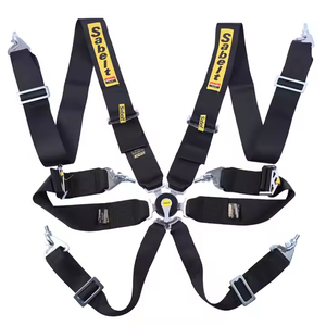 Nouveau style 3 pouces 4 points ceinture de sécurité en polyester <span class=keywords><strong>harnais</strong></span> de course de sécurité de voiture à dégagement rapide - Product Image 4