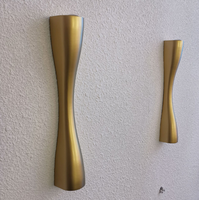 Lampe murale LED moderne en forme de corne 6W pour jardin, villa, extérieur, double tête, étanche, éclairage haut et bas