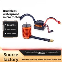 Motor CC sin Escobillas F540 3650 3660, Combo de ESC de 60A, Impermeable, Programable, Alto Torque, 4 Polos, para Coche o Barco RC 1/10