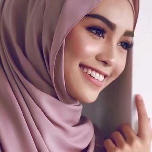 YW16 #   Pañuelo Hijab Abaya Musulmán de Chifón Sólido, Elegante, de Alta Calidad, Venta al Por Mayor, Económico, Estilo Dubái - Product Image 2