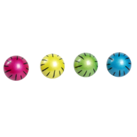 Balle rebondissante creuse en caoutchouc colorée personnalisée de 6,3 cm pour le sport et le soulagement du stress