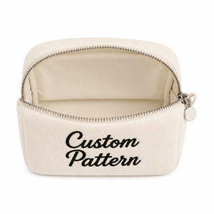 Wholesale Customize <b>Make</b> <b>Up</b> Toiletry Bag Custom Embroidered Logo Canvas Makeup Bag Travel Storage <b>Pouch</b> Cosmetic Bag - Product Image 4