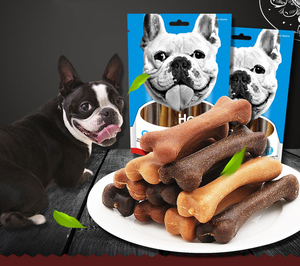 Juguete molar para mascotas, dientes limpios y alimentos saludables, aperitivos nutricionales para mascotas, forma de hueso, golosinas para masticar para perros - Product Image 4